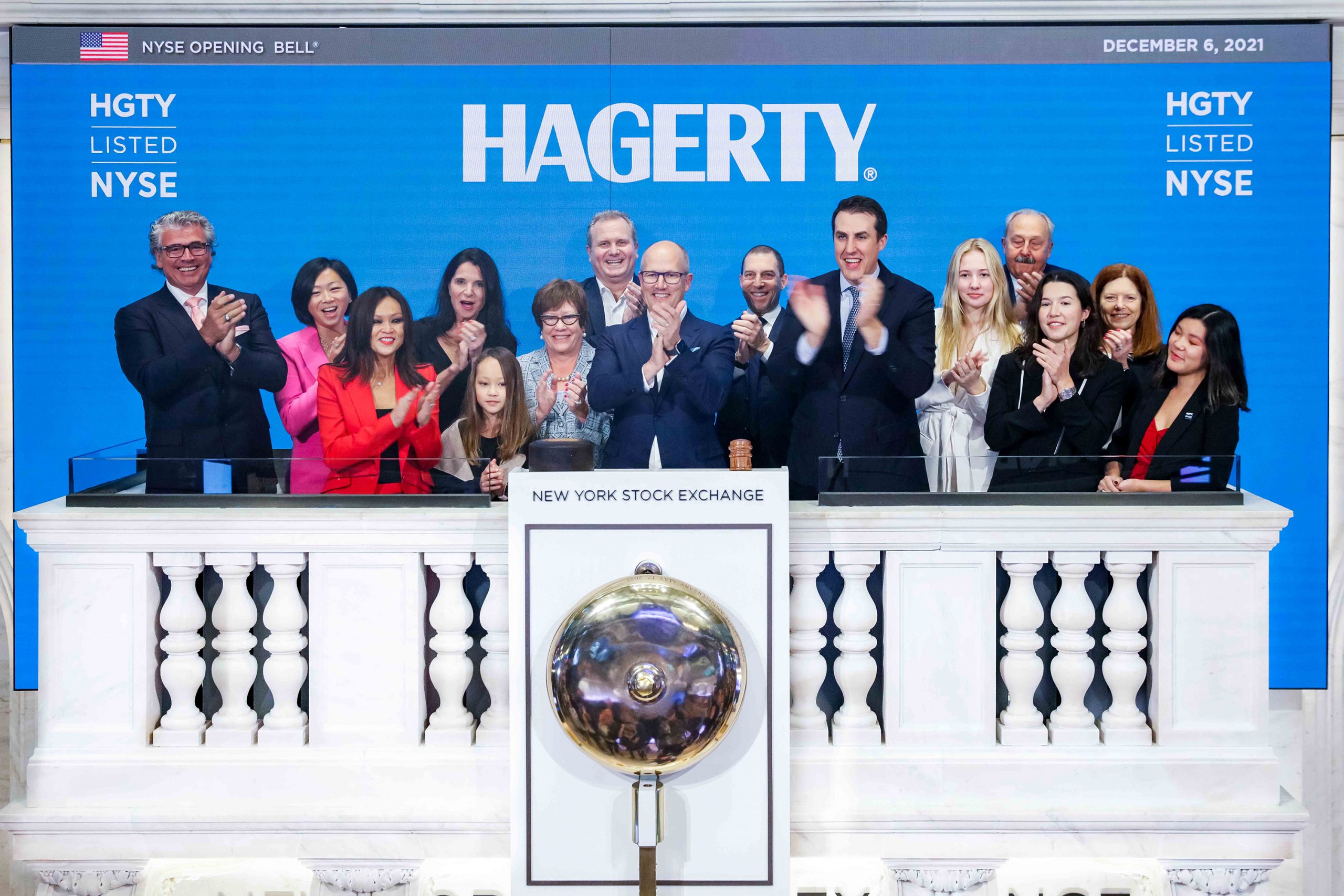 Hagerty Rings the Opening Bell at New York Stock Exchange - Hagerty