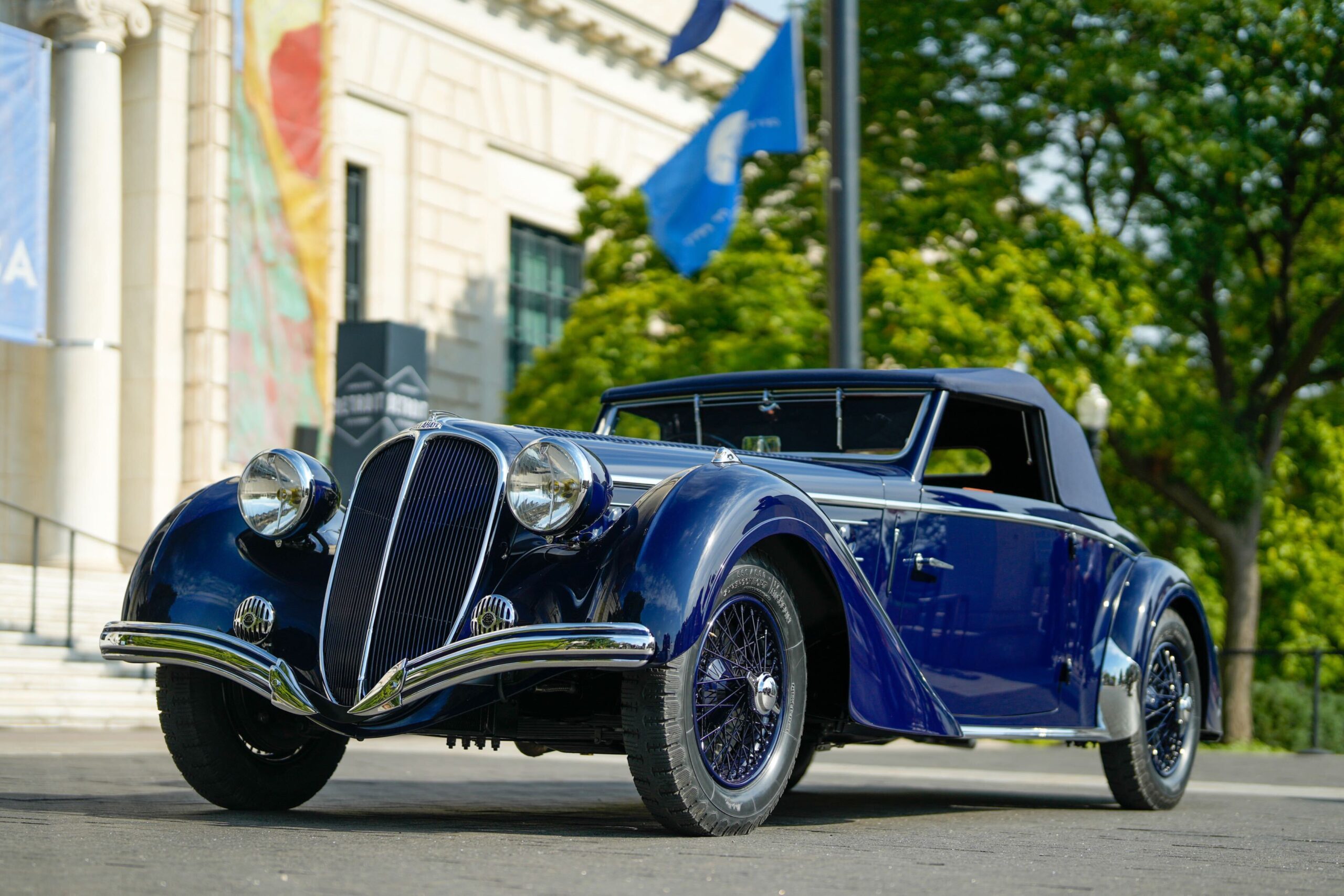 1937 Delahaye 135M Cabriolet by Chapron Named Best of Show at the ...